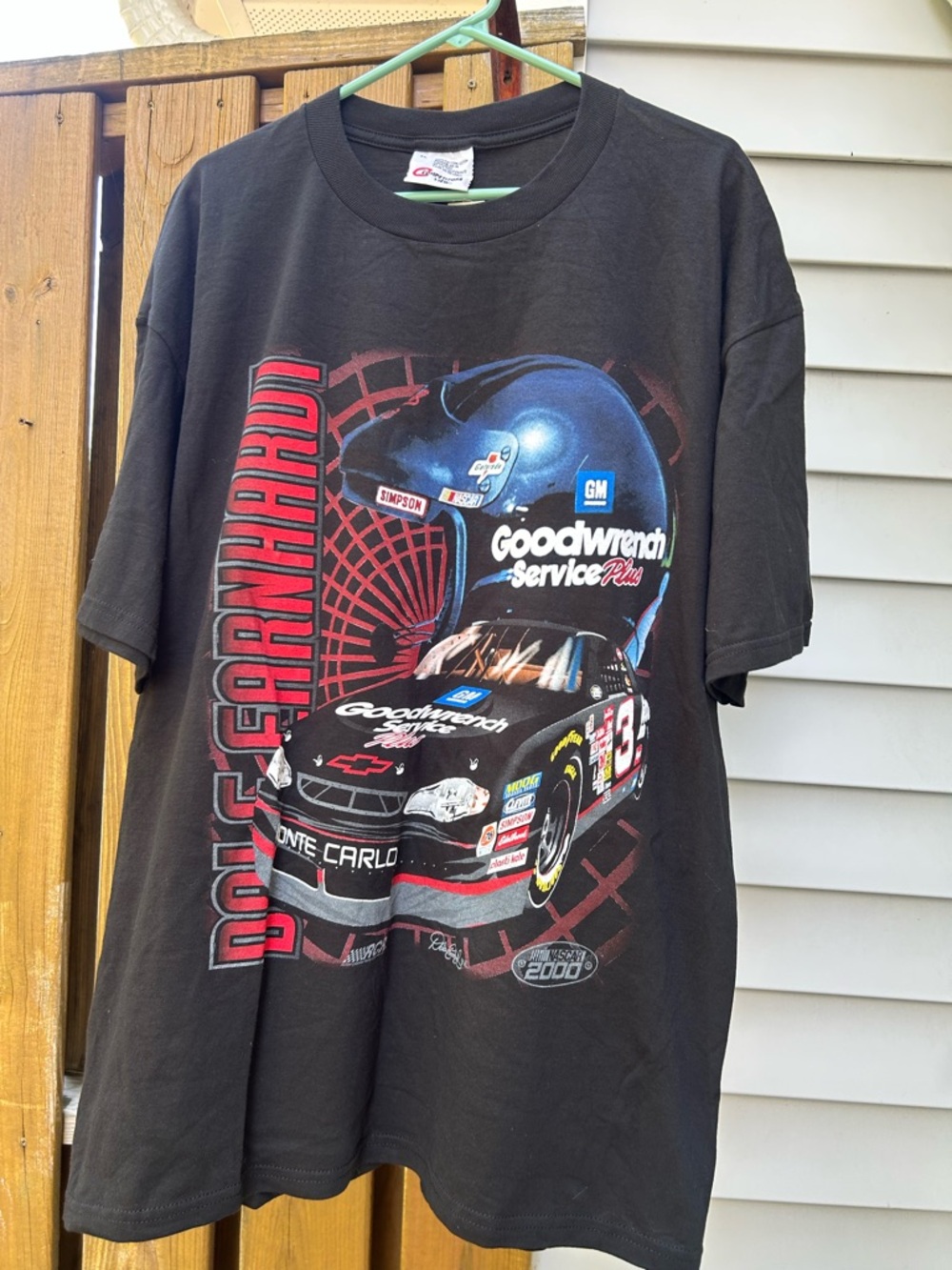 NWT Dale Earnhardt Sr. Vintage Goodwrench Racing Graphic Tee - Black